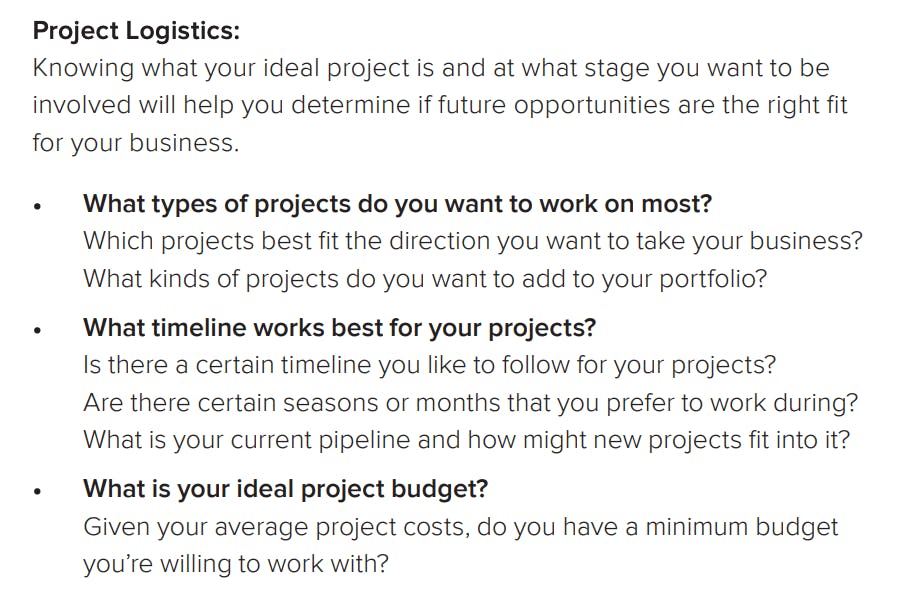 Ideal Client Worksheet
