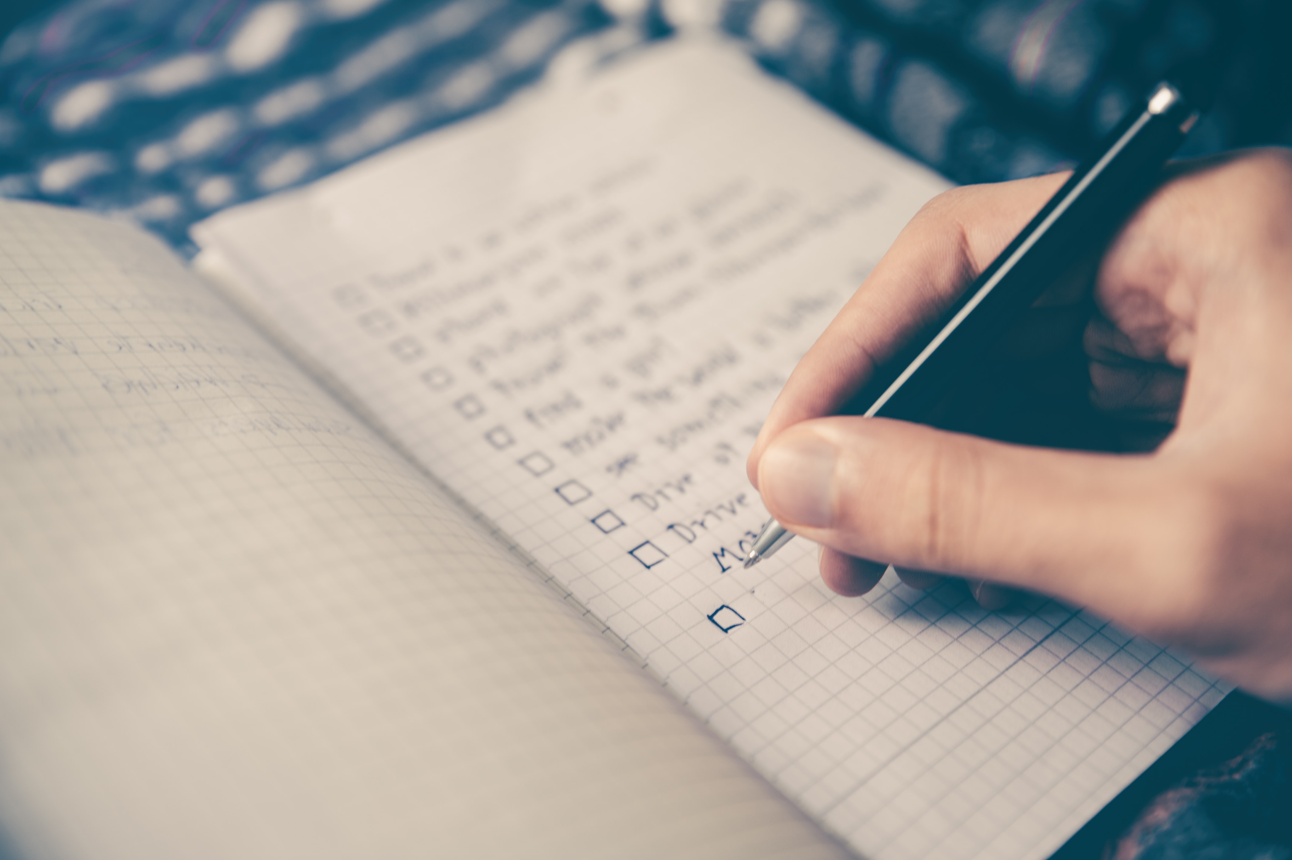 writing list