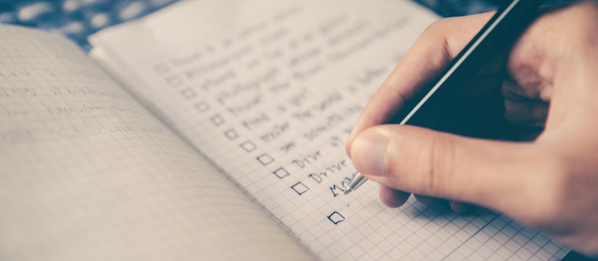 writing list
