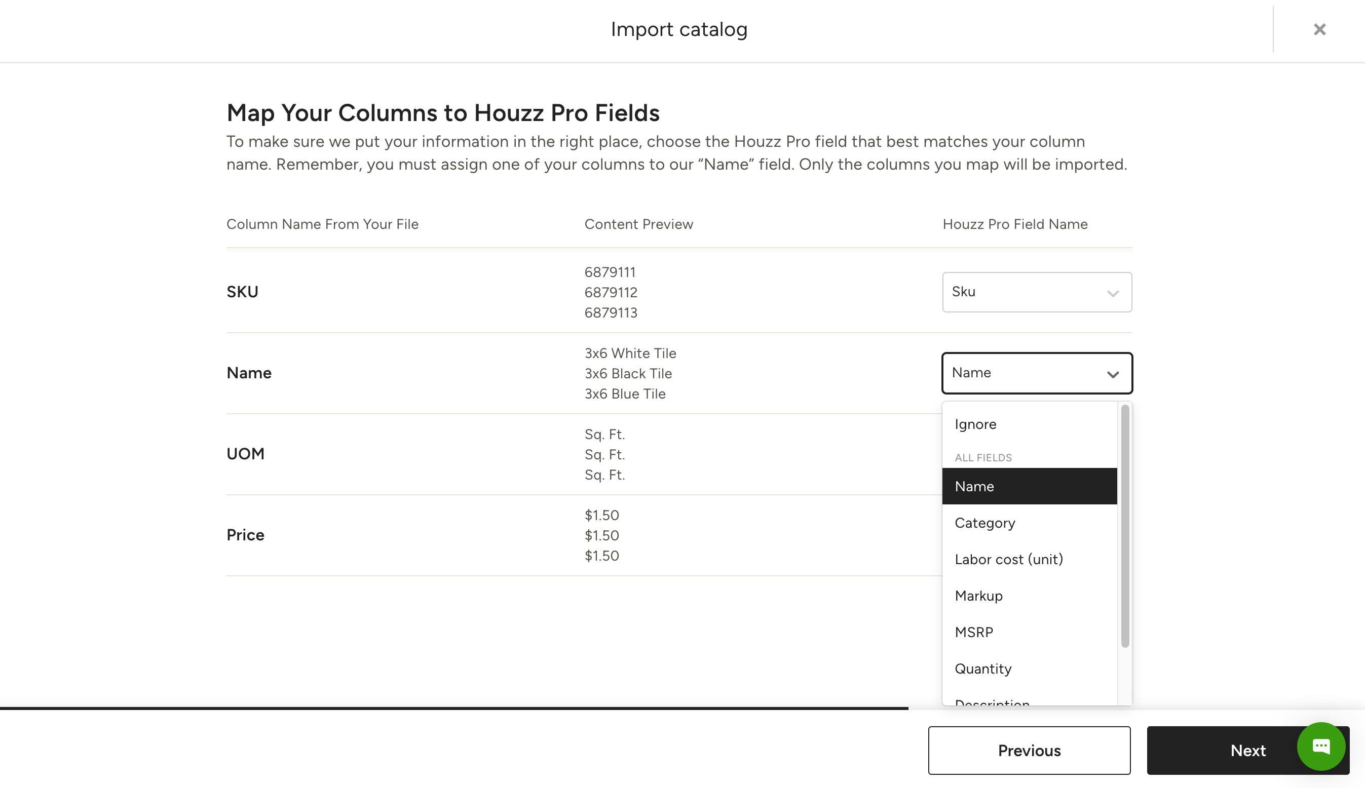 How to Import Your Own Catalog of Items Houzz