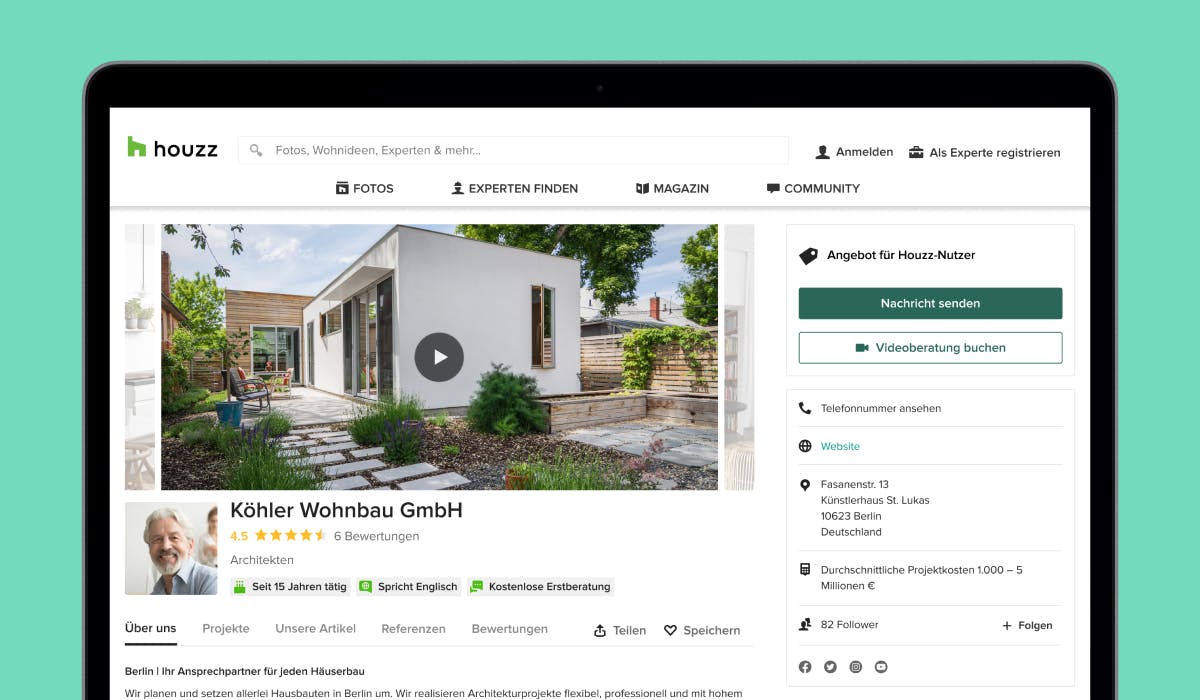 Neues Expertenprofil