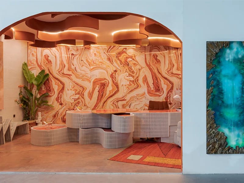 Foto del proyecto "Despacho Orgánico Vanguardista | Espacio Marbella Design 2022"