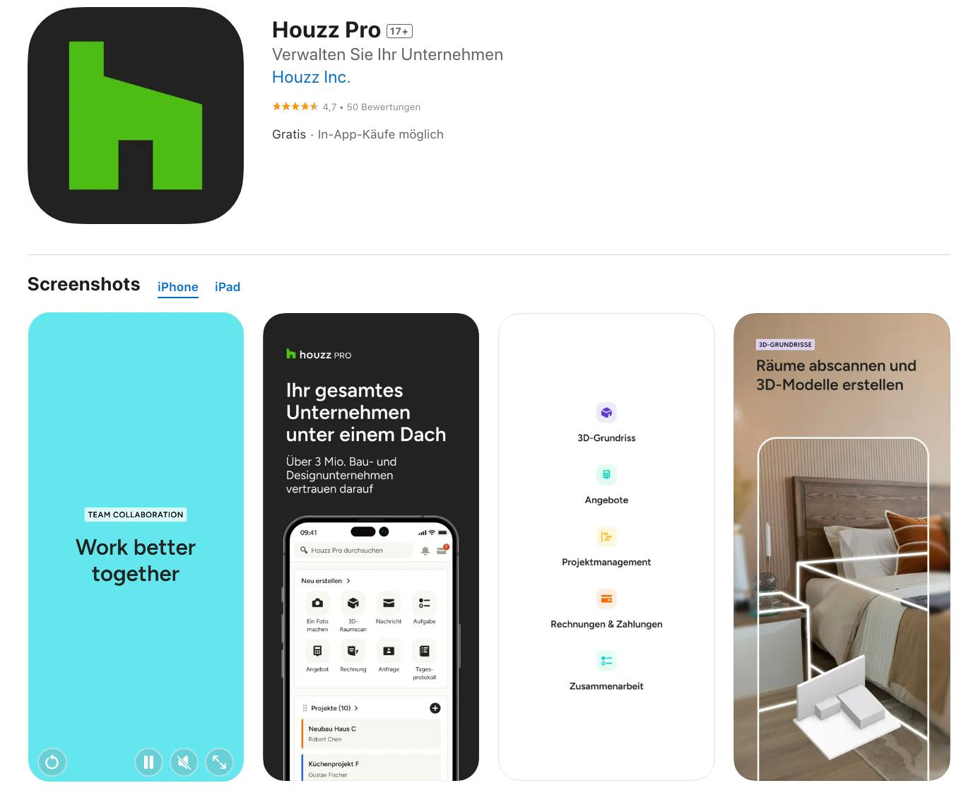 So laden Sie sich die Houzz Pro App herunter | Houzz