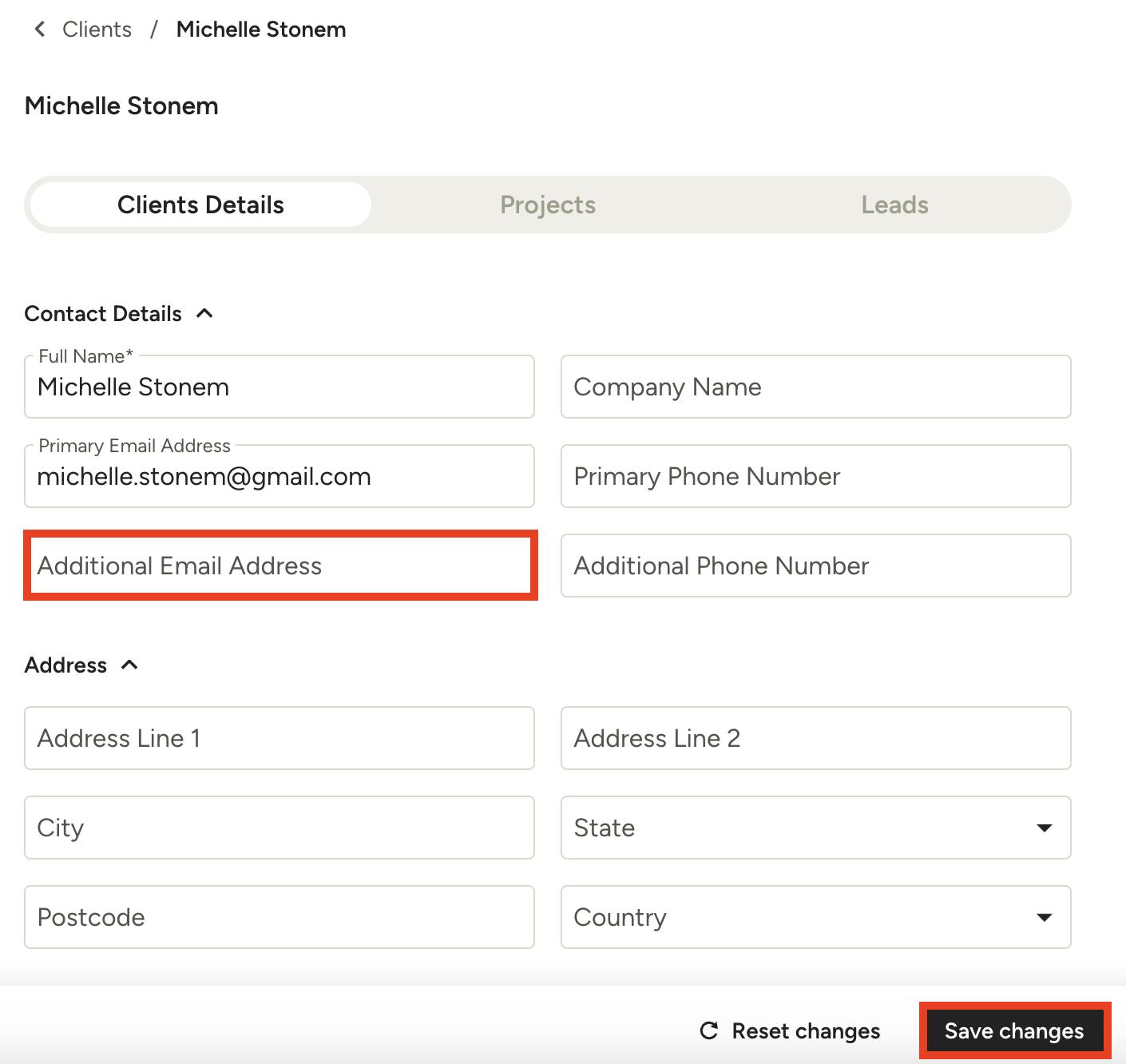 How to Add Multiple Email Addresses for a Client | Houzz Pro