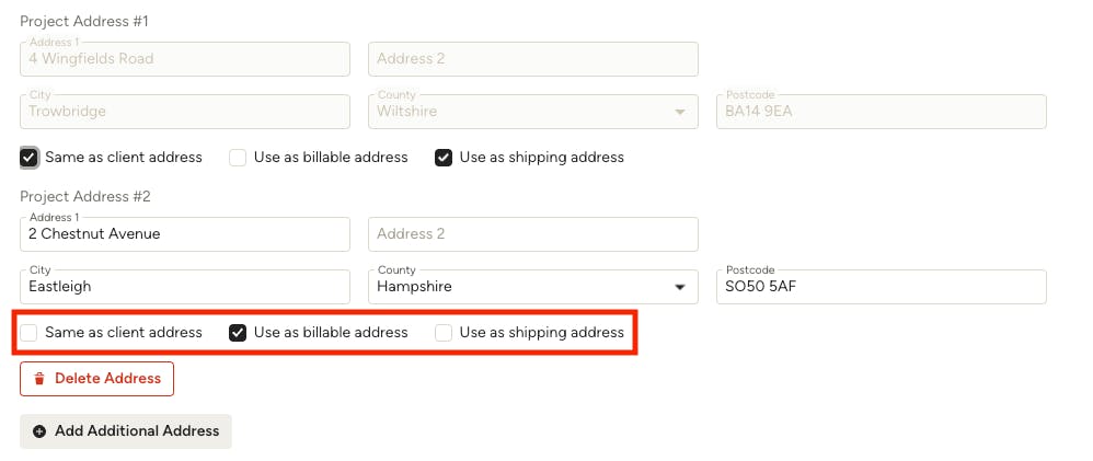 How to Add Multiple Addresses for a Project | Houzz Pro