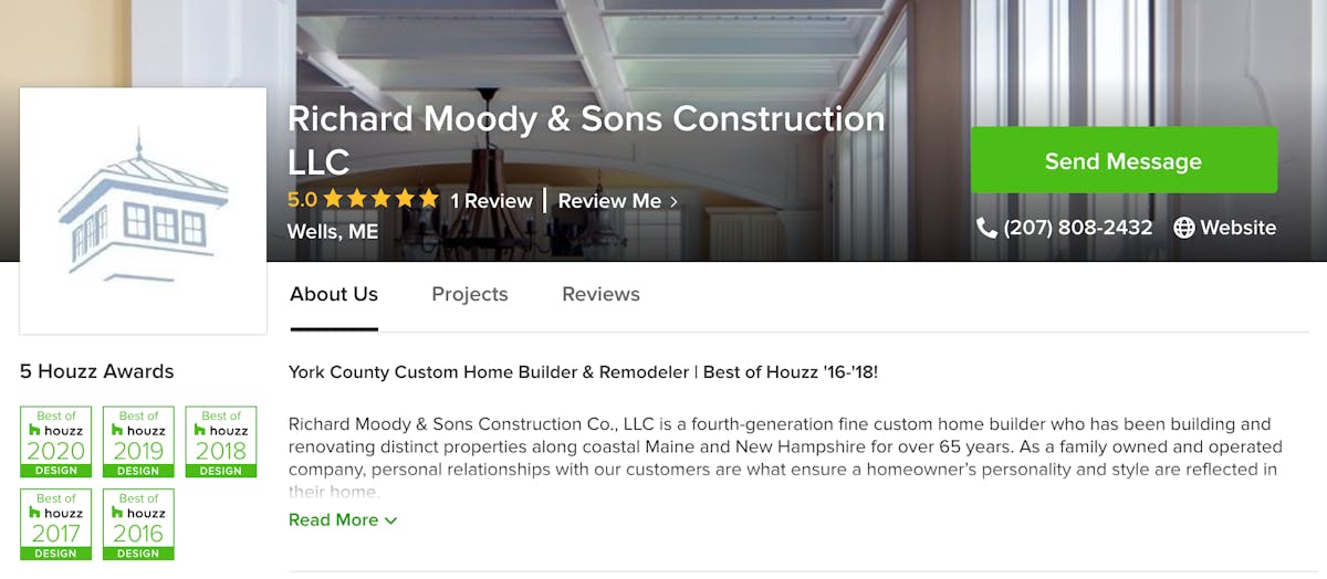 houzz profile