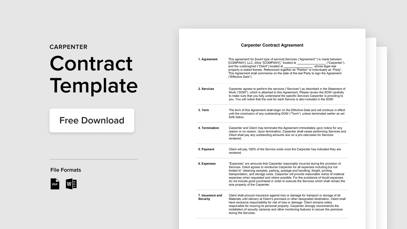 Fence Construction Contract Template Guide Houzz Pro